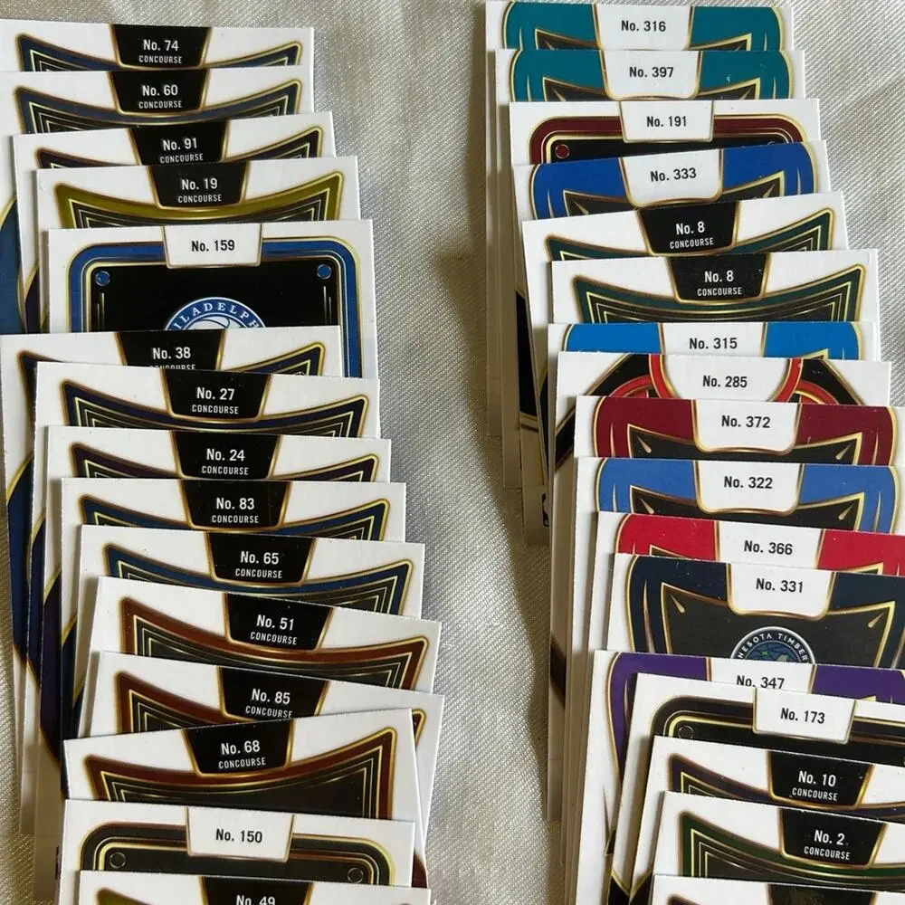 Lot of 107 2024-25 panini select basketball sports cards
